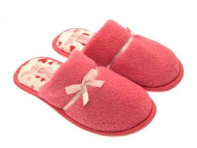 ladies slippers with a small heel